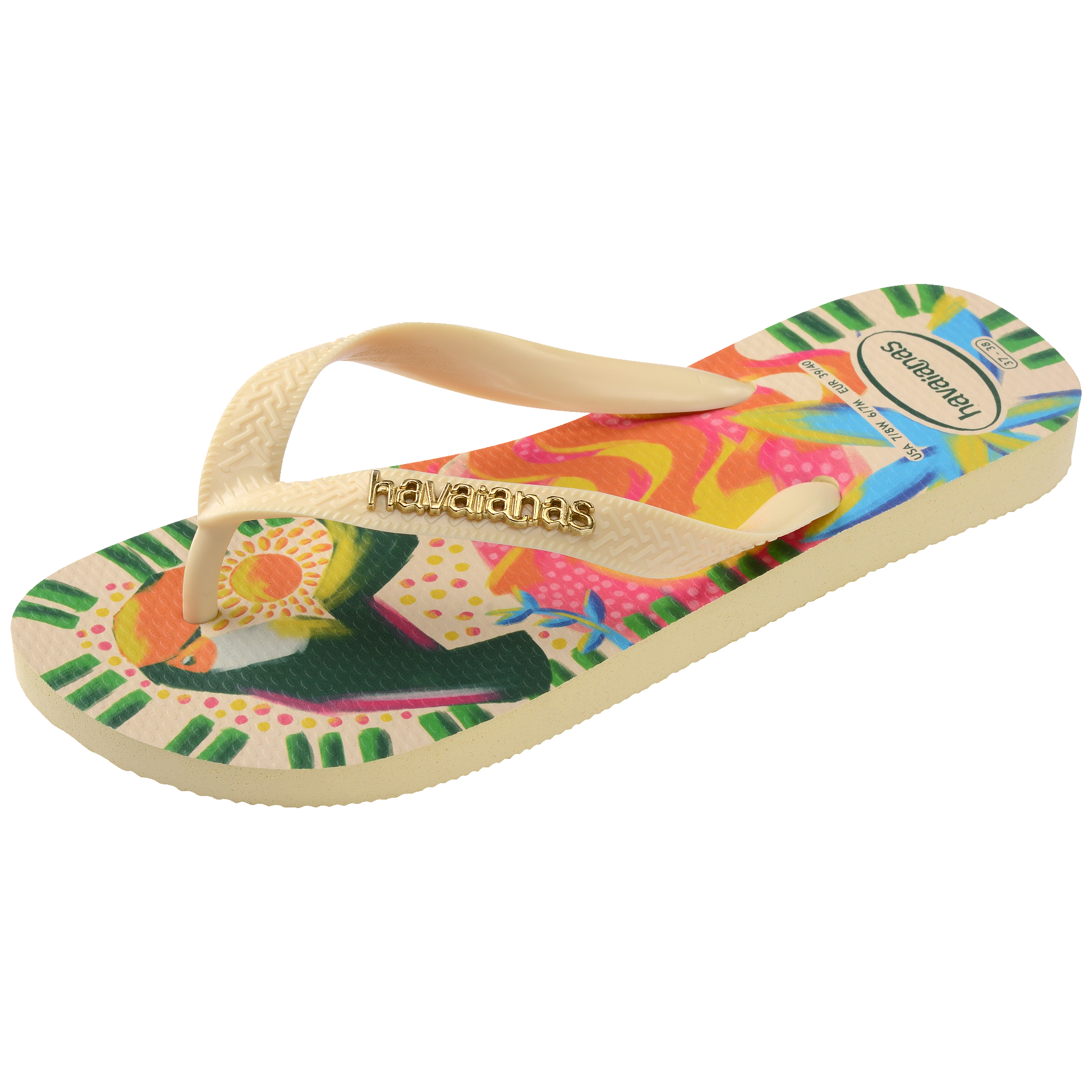 Women's Top Bossa Flip Flops - Buttercream