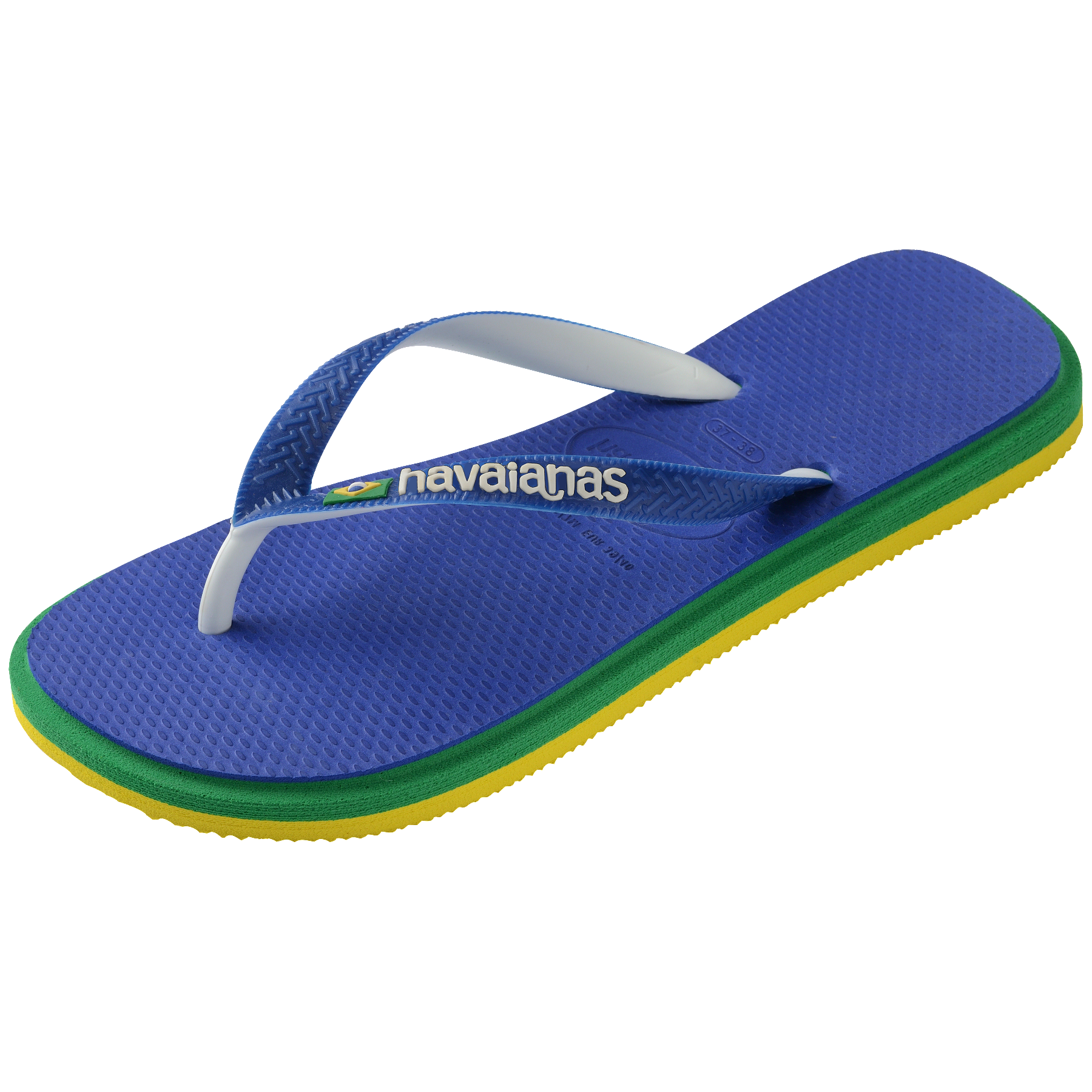 Women's Brazil Twist Flip Flops - MARINE BLUE