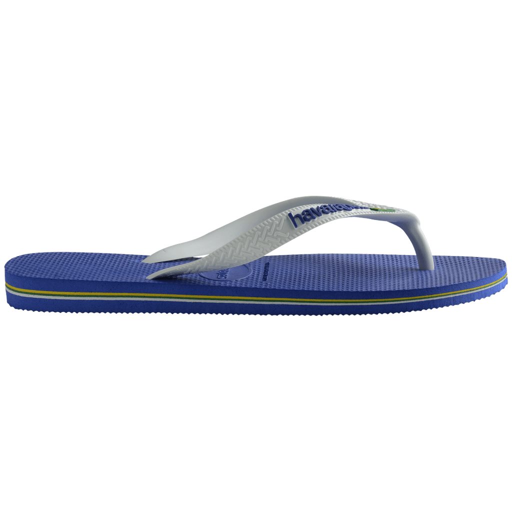 Women's Brazil Logo Flip Flops - Marine Blue