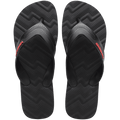 Men's Track Waves Flip Flops - Black