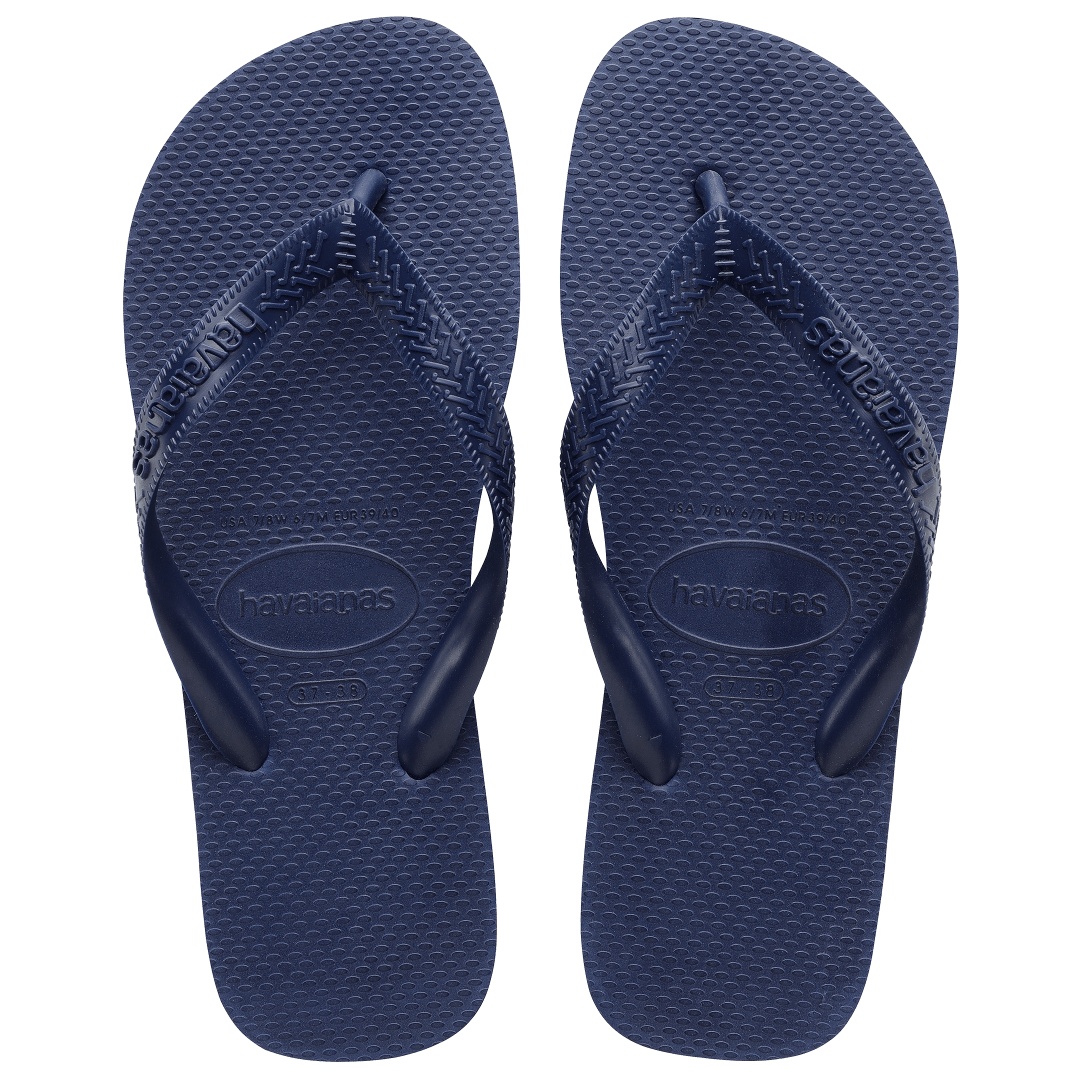 Women's Top Flip Flops - Navy Blue